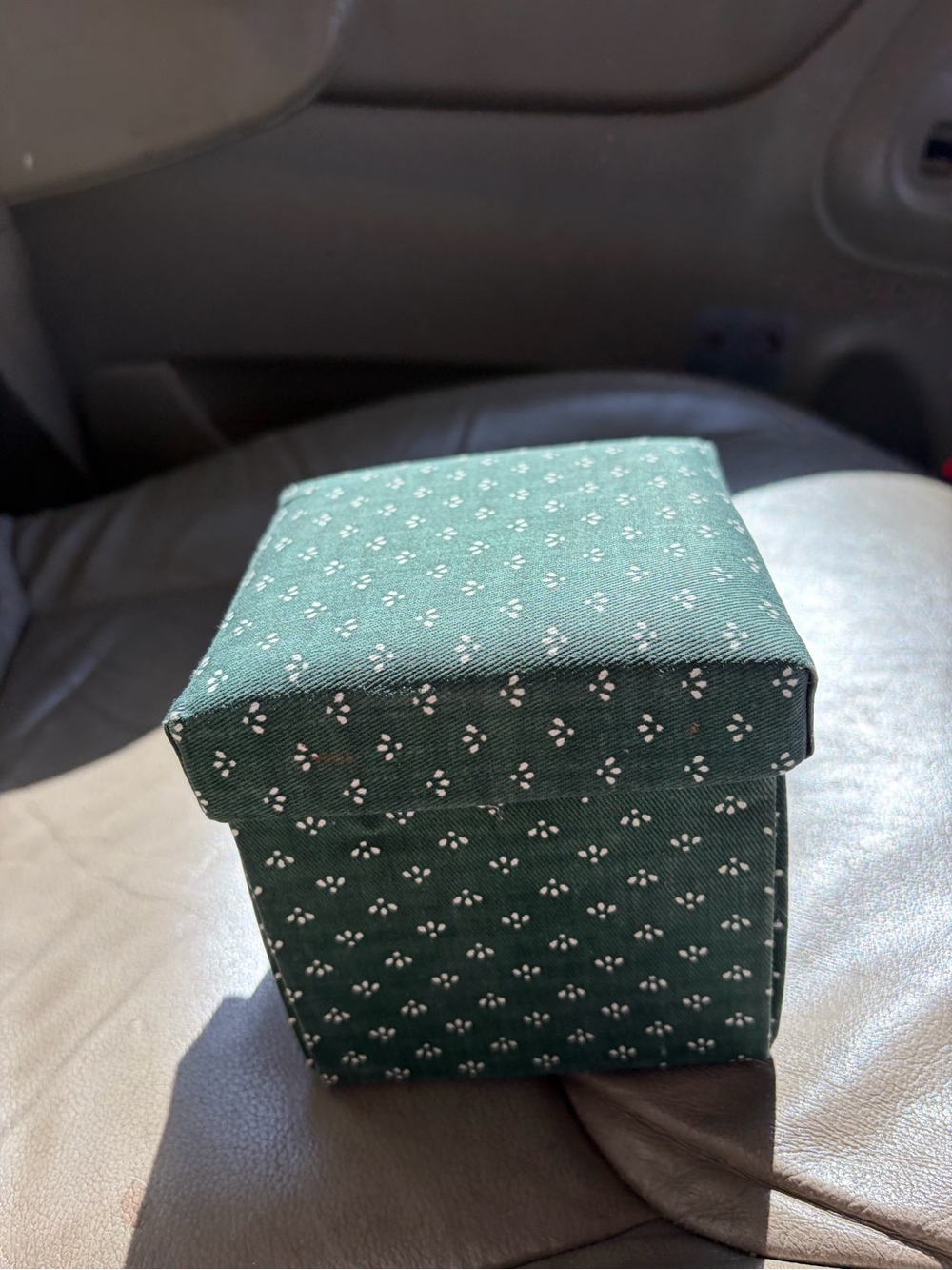 Vintage Singer Padded Collapsible Cube Sewing Kit